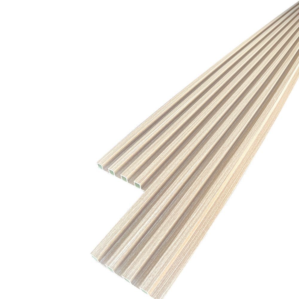 Foto 2 pulgar | Lambrin Max Cream Tipo Madera Para Muro 6pz 280x16.8cm