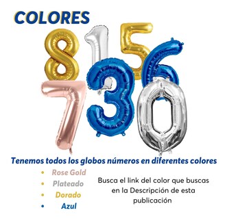 Foto 3 | Globo Metalico Numero Gigante 86 Cm 32 In Cumpleaños Fiesta, Número 0 Rosa