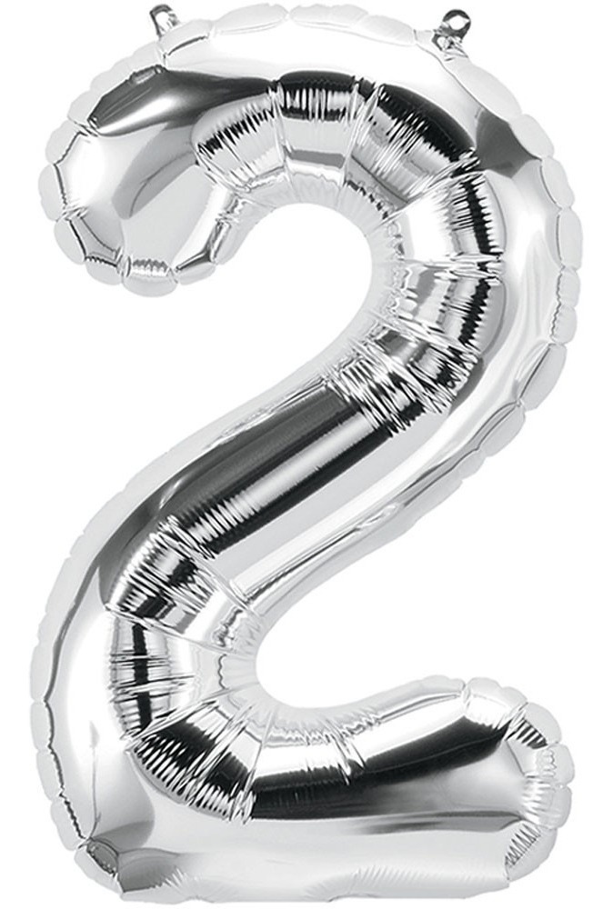 Foto 2 pulgar | Globo de Gas Wünd Plateado del Nro. 2