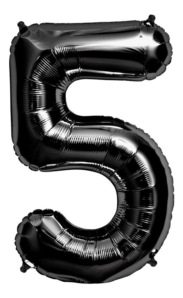 Globo de Gas Wünd Negro del Nro. 5