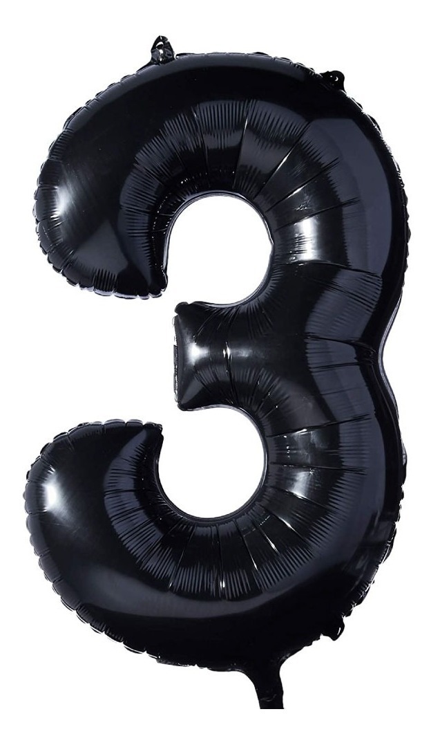 Globo de Gas Wünd Negro del Nro. 3