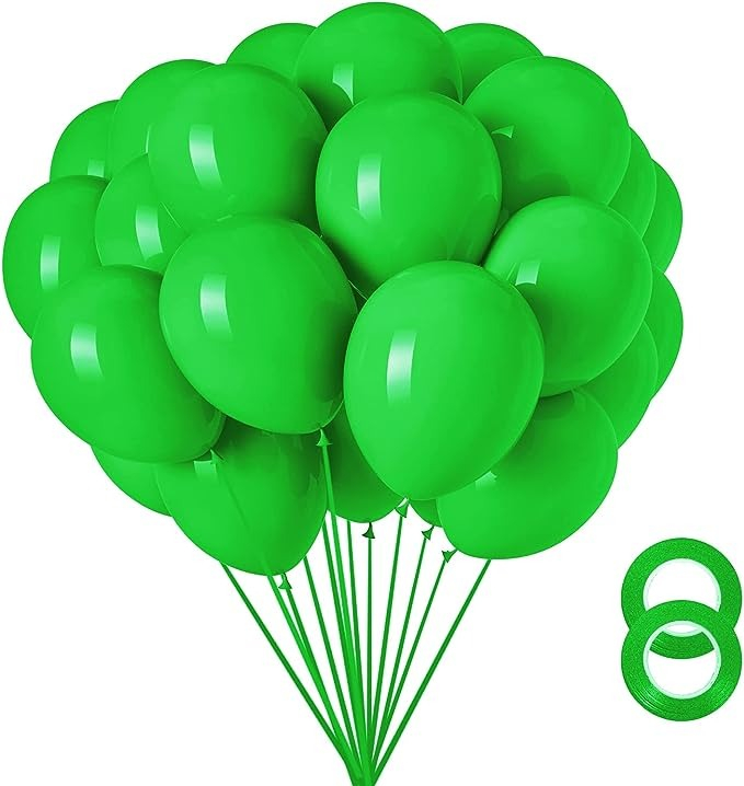 Globos para Decoración 12 " 100 Piezas Verde