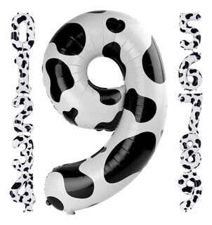 Foto 1 | Decoraciones De Cumpleaños Con Globos Con Estampado De Vaca 9