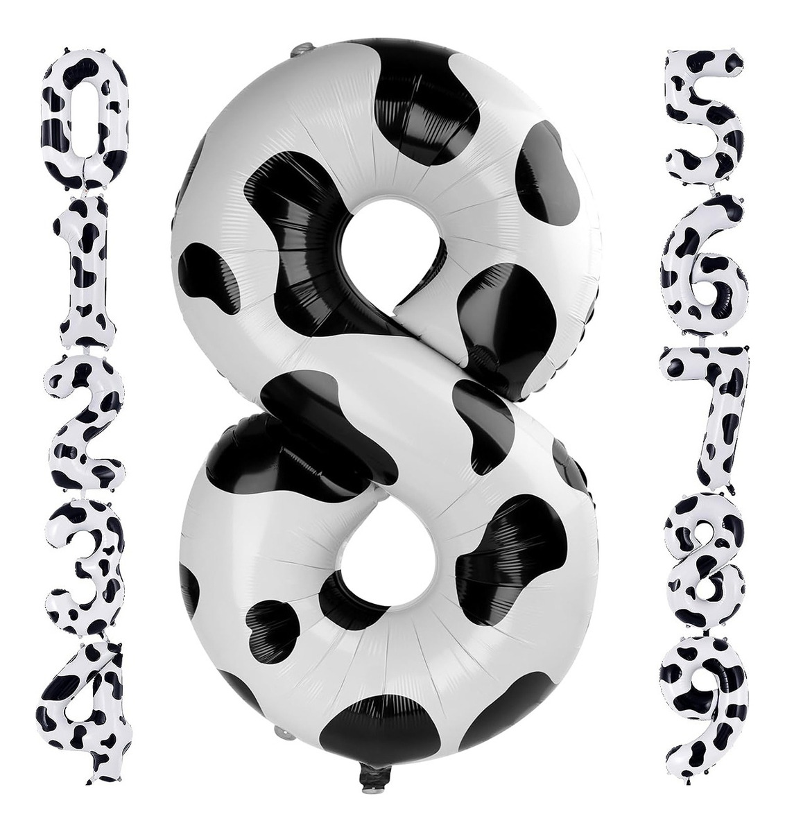 Decoraciones De Cumpleaños Con Globos Con Estampado De Vaca 8