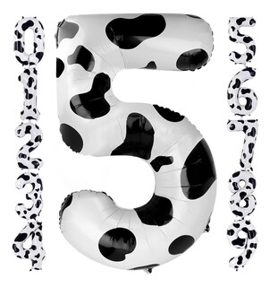 Foto 1 | Decoraciones De Cumpleaños Con Globos Con Estampado De Vaca 5