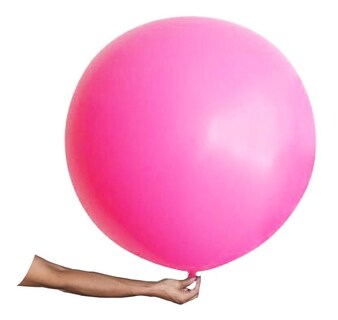 Foto 2 | Globo Latex Gigante Esfera 36 Pulgadas Jumbo 90cm Rosa Fuerte