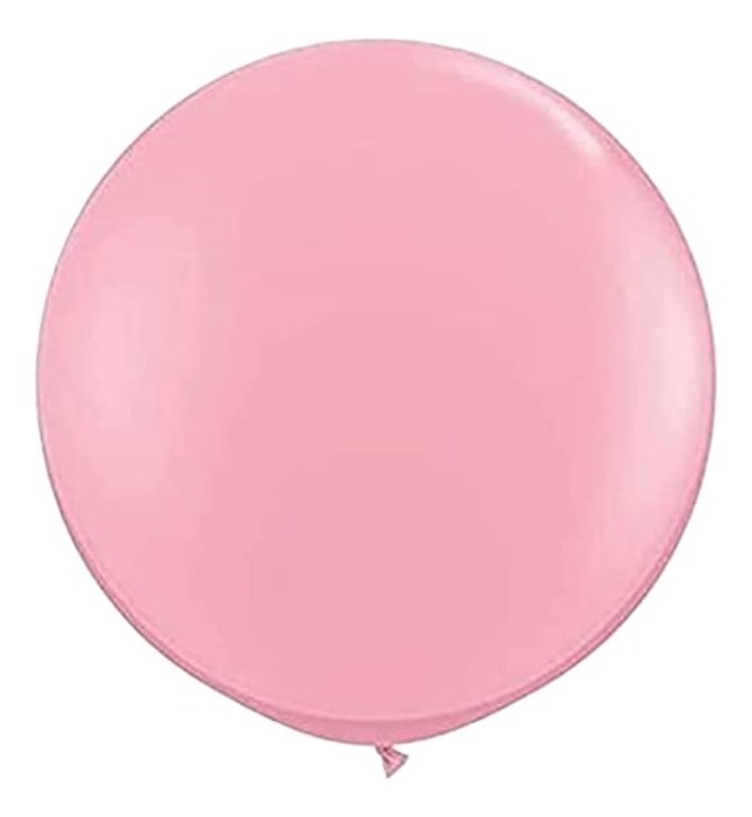 Globo Latex Gigante Esfera 36 Pulgadas Jumbo 90cm Rosa Claro