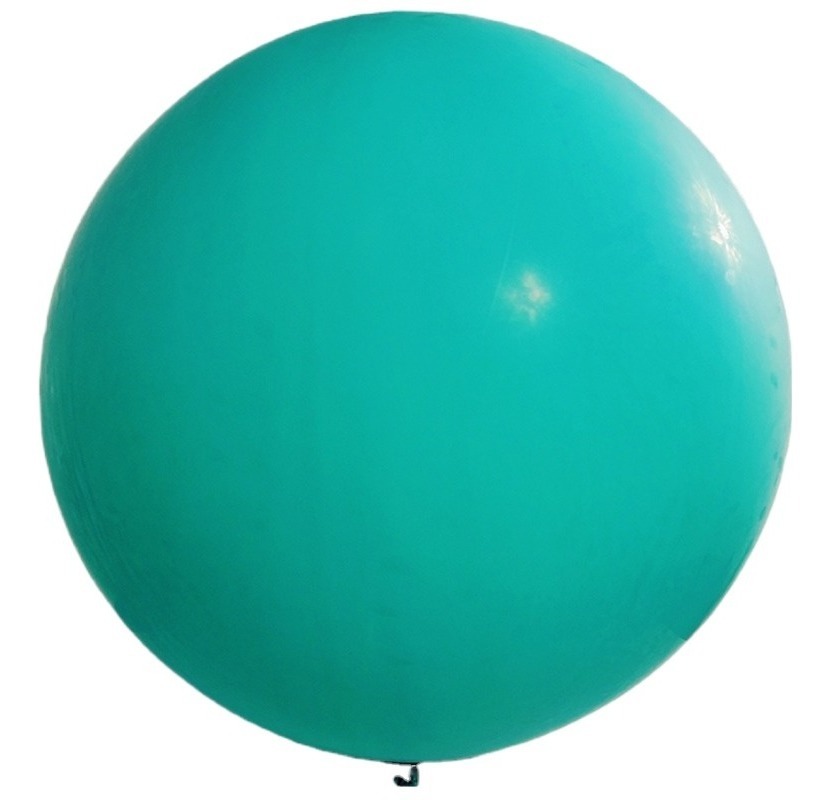 Globo Latex Gigante Esfera 36 Pulgadas Jumbo 90cm Azul Turquesa