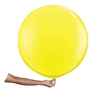 Foto 2 | Globo Latex Gigante Esfera 36 Pulgadas Jumbo 90cm Amarillo