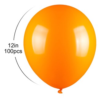 Foto 3 | Globos de Látex Wünd Naranja 100 Piezas