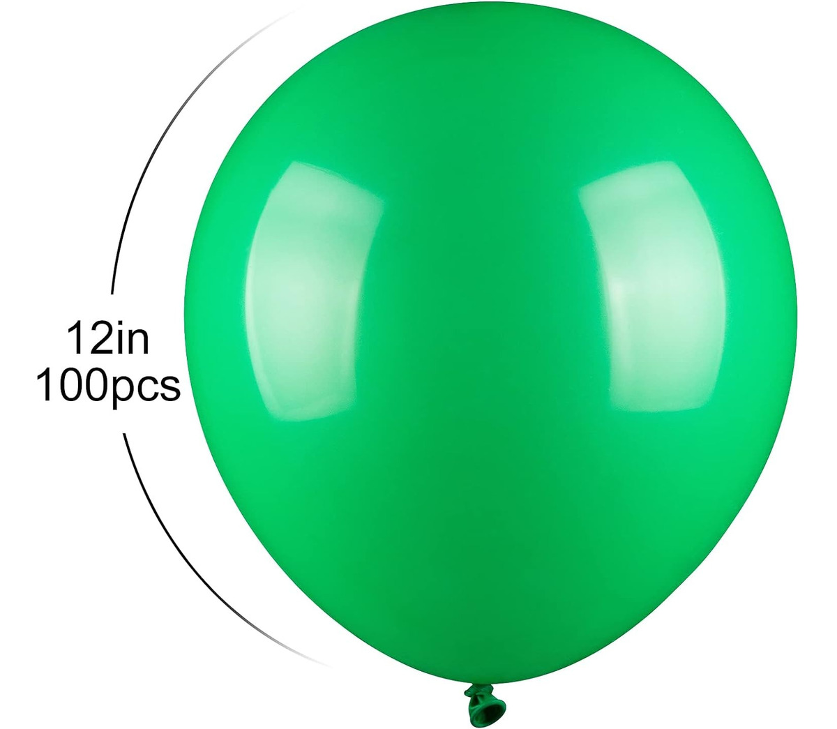Foto 4 pulgar | Globos de Látex Wünd Verde 100 Piezas