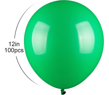 Foto 3 | Globos de Látex Wünd Verde 100 Piezas