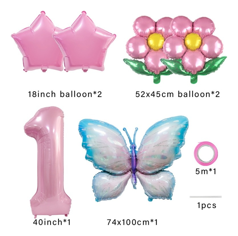 Foto 2 | Kit de Globos para Decoración Rosas