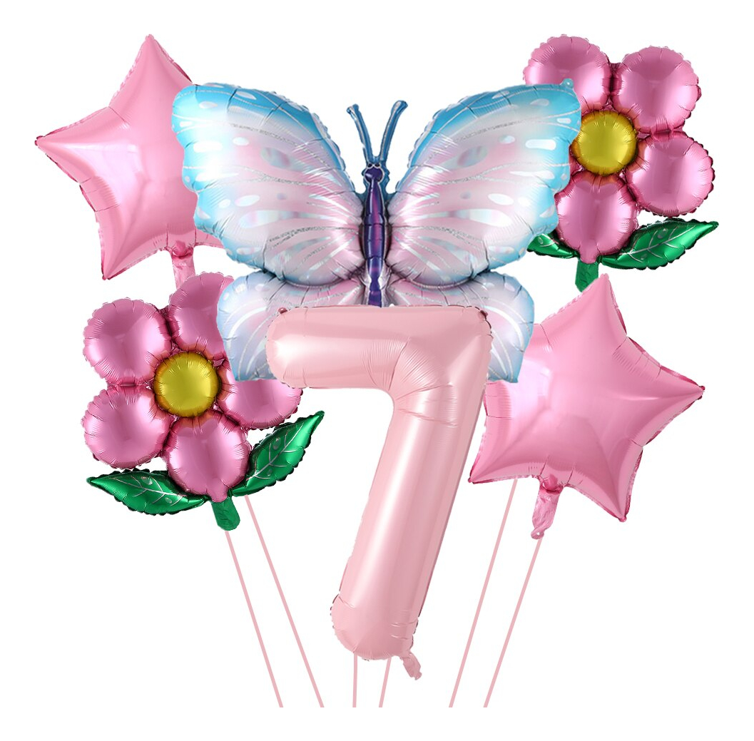 Kit de Globos para Decoración Rosas 6 piezas