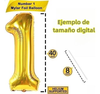 Foto 3 | Globo Metálico Wünd Dorado Nro. 3