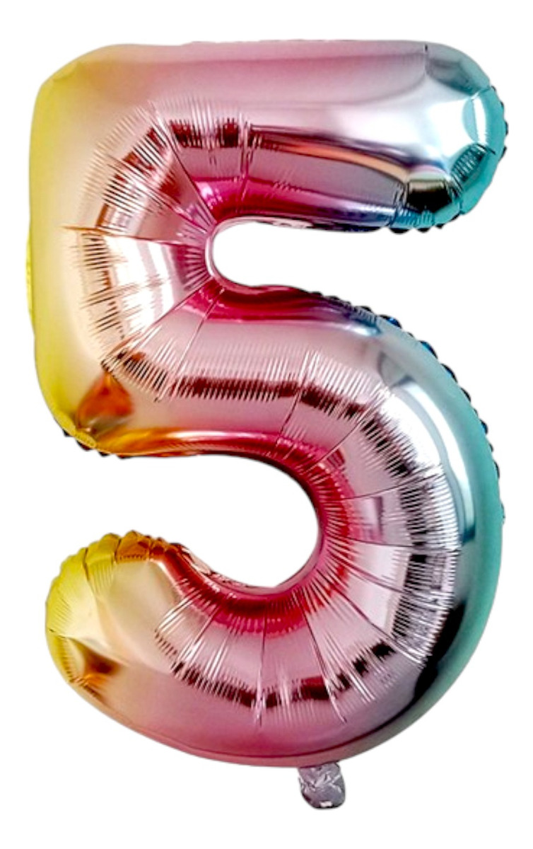 Globo Metálico Wünd Multicolor Nro. 5
