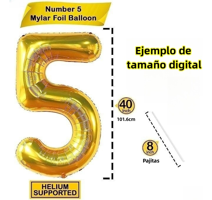 Foto 4 pulgar | Globo Metálico Wünd Rosa Nro. 0