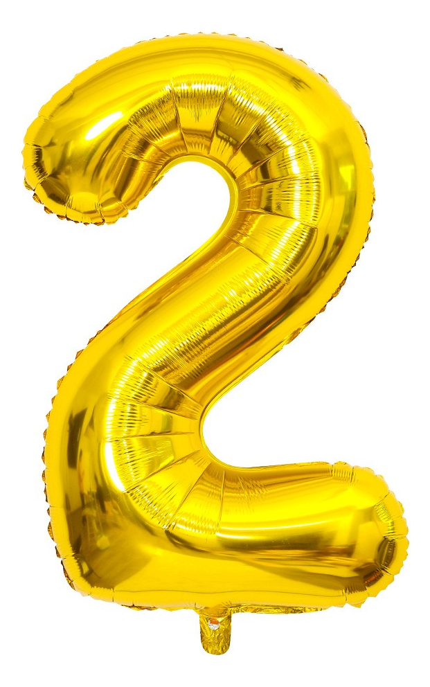 Globo Metálico Wünd Dorado Nro. 2