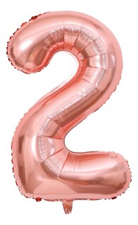 Foto 1 | Globo Metálico Número 2 Gigante 100 cm Rosa