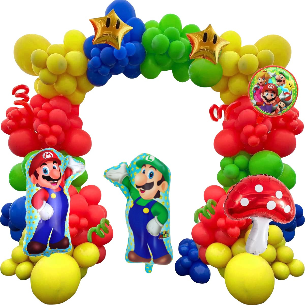 Decoración de Globos Wünd Mario Bros