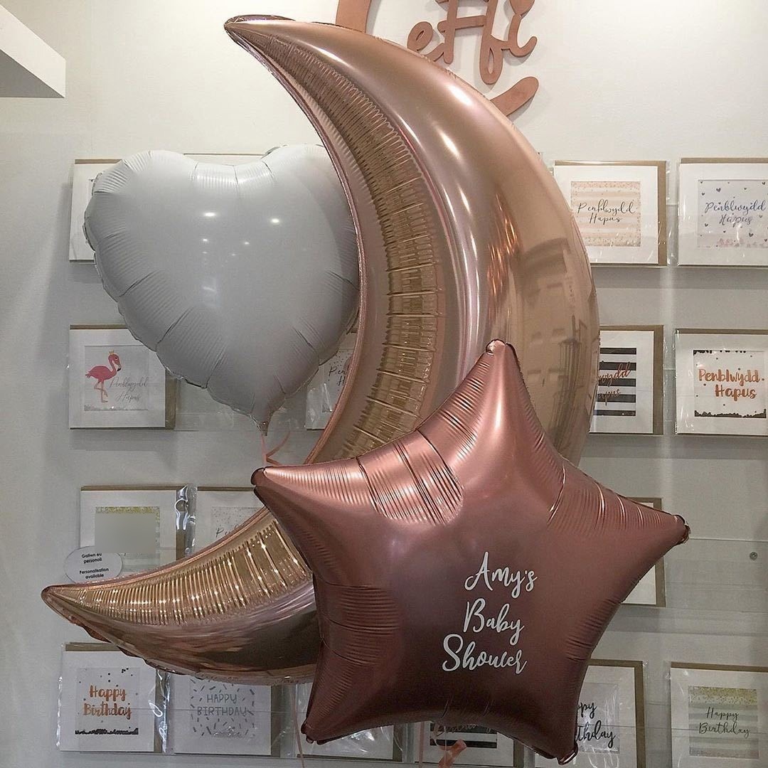 Foto 2 | Globo Metálico Wünd Oro Rosa de Luna
