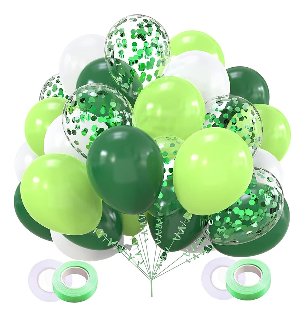 64 Kits De Globos Decoraciones Para Fiestas Y Bodas Verde