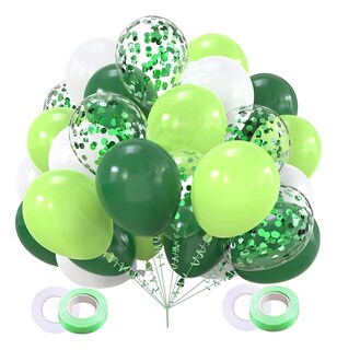 Foto 1 | 64 Kits De Globos Decoraciones Para Fiestas Y Bodas Verde