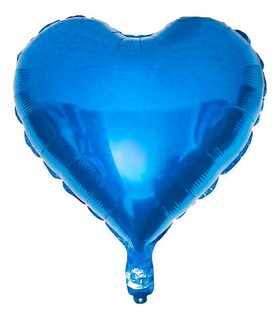 Foto 1 | 3 Globos Corazón Gigante Wünd 60cm Azul