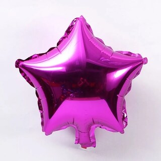 Foto 1 | Globos de Estrella Wünd Rosa Metálico 18 Pulgadas 10 Piezas