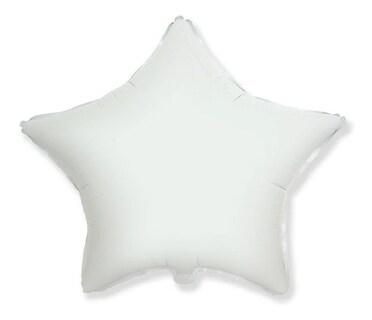 Foto 1 | Globos de Estrella Wünd Blanco Metálico 18 Pulgadas 10 Piezas