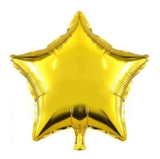 Foto 1 | Globos de Estrella Wünd Dorado Metálico 18 Pulgadas 10 Piezas