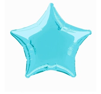 Foto 1 | Globos de Estrella Wünd Azul Metálico 18 Pulgadas Azul Celeste Metálico