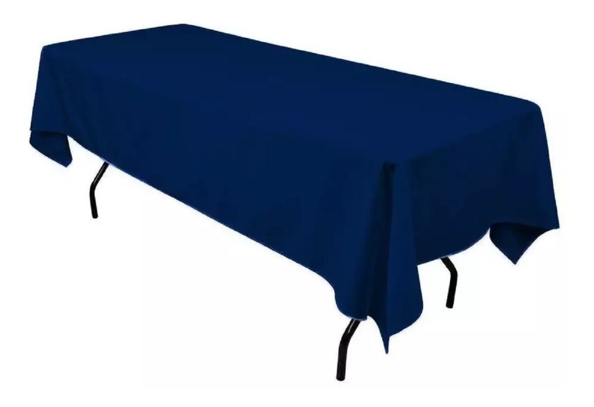 Mantel Rectangular Wünd Mosley 3.00 x 1.50 m Azul Marino