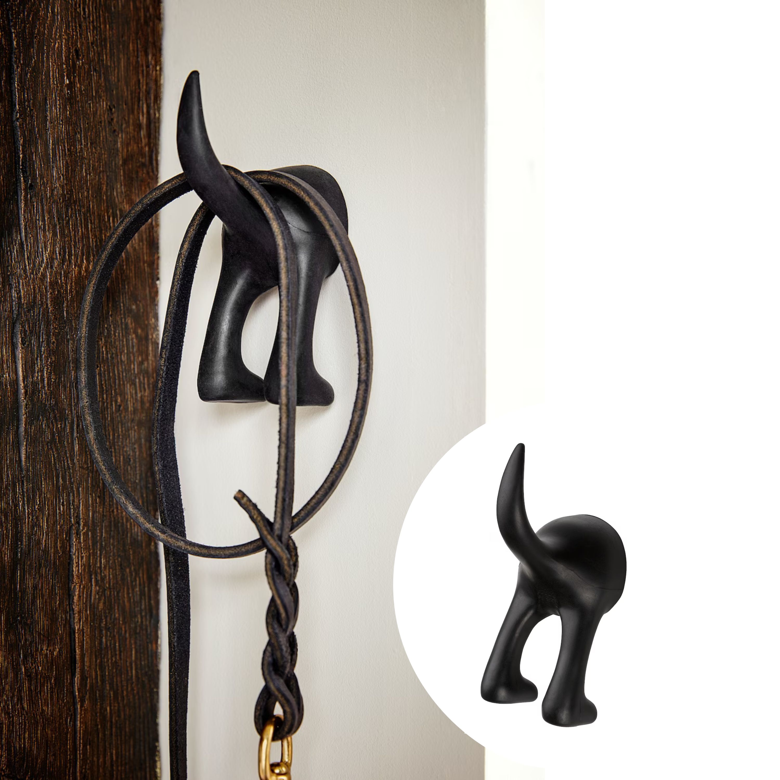 Foto 5 pulgar | Gancho Luxvi en Forma de Trasero de Perrito Negro