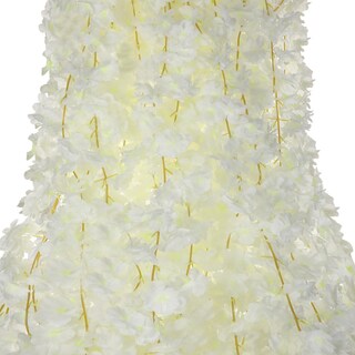 Foto 1 | 2 Pcs Flores Artificiales De Cerezo Decoración Boda Y Fiesta Blanco