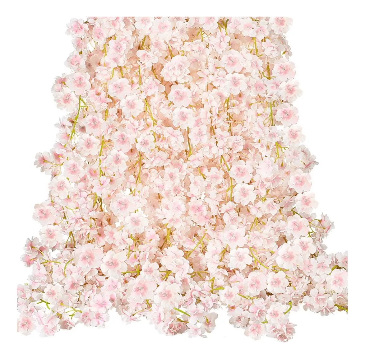 Foto 2 pulgar | 2 Pcs Flores Artificiales De Cerezo Decoración Boda Y Fiesta Rosa Claro