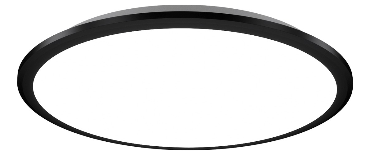 Lamparas Techo 18w Luminario Led Plafón Decorativo Para Baño, Negro-18w-6500k