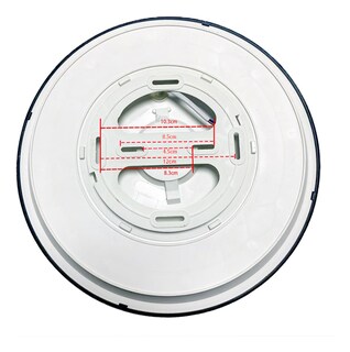 Foto 3 | Lamparas Techo 18w Luminario Led Plafón Decorativo Para Baño, Negro-18w-3500k