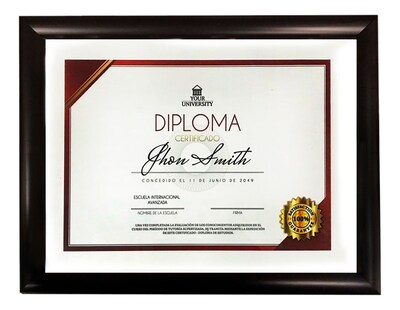 Foto 2 | 10 Marcos Tamaño Carta, Diploma, Reconocimiento Con Vidrio Marrón