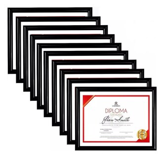 Foto 1 | 10 Marcos Tamaño Carta, Diploma, Reconocimiento Con Vidrio Negro