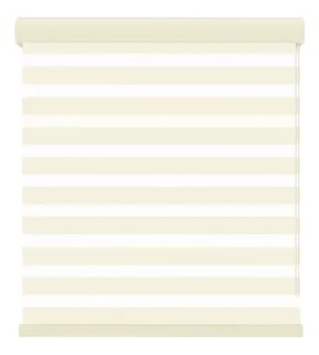 Foto 1 | Persiana Doble Capa Con Diseño De Cebra Enrollable 100x200cm Amarillo