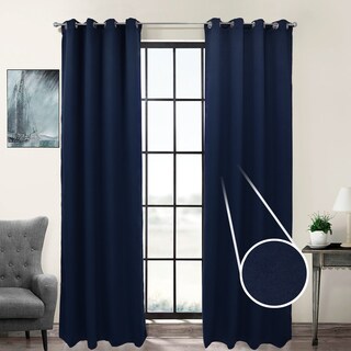 Foto 2 | Cortina Blackout En 2 Paneles 280x220cm Premium Quality Azul