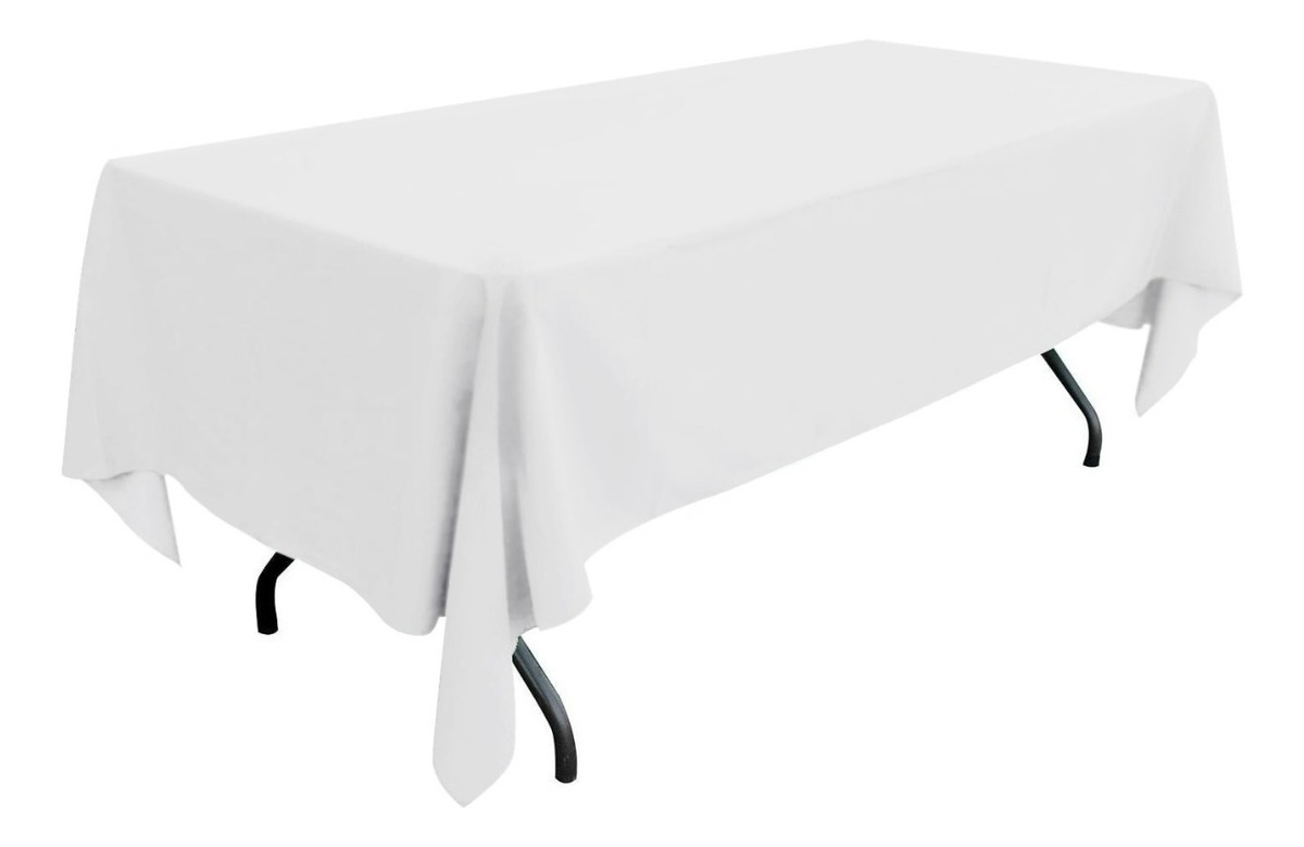 Mantel Rectangular Colores 3.00 X 1.50 M Luxor Blanco