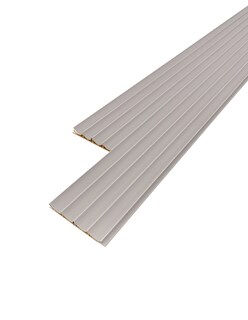 Foto 1 | Lambrin Ondulado Carajillo Decorativo Wpc Tipo Madera Para Muro
