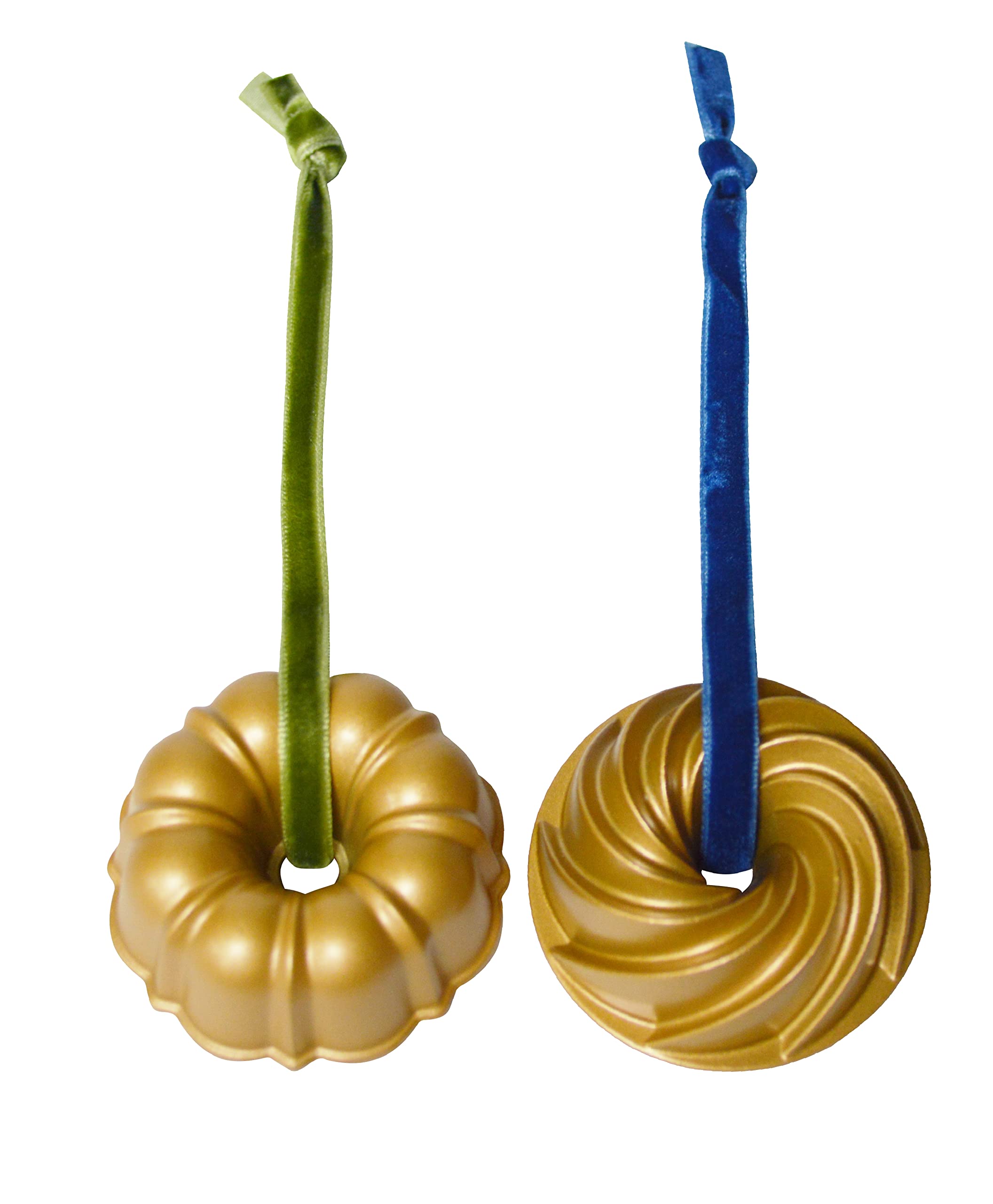 Foto 1 | Set De Adornos Decorativos Nordic Ware Bundt Dorado 2 Piezas - Venta Internacional