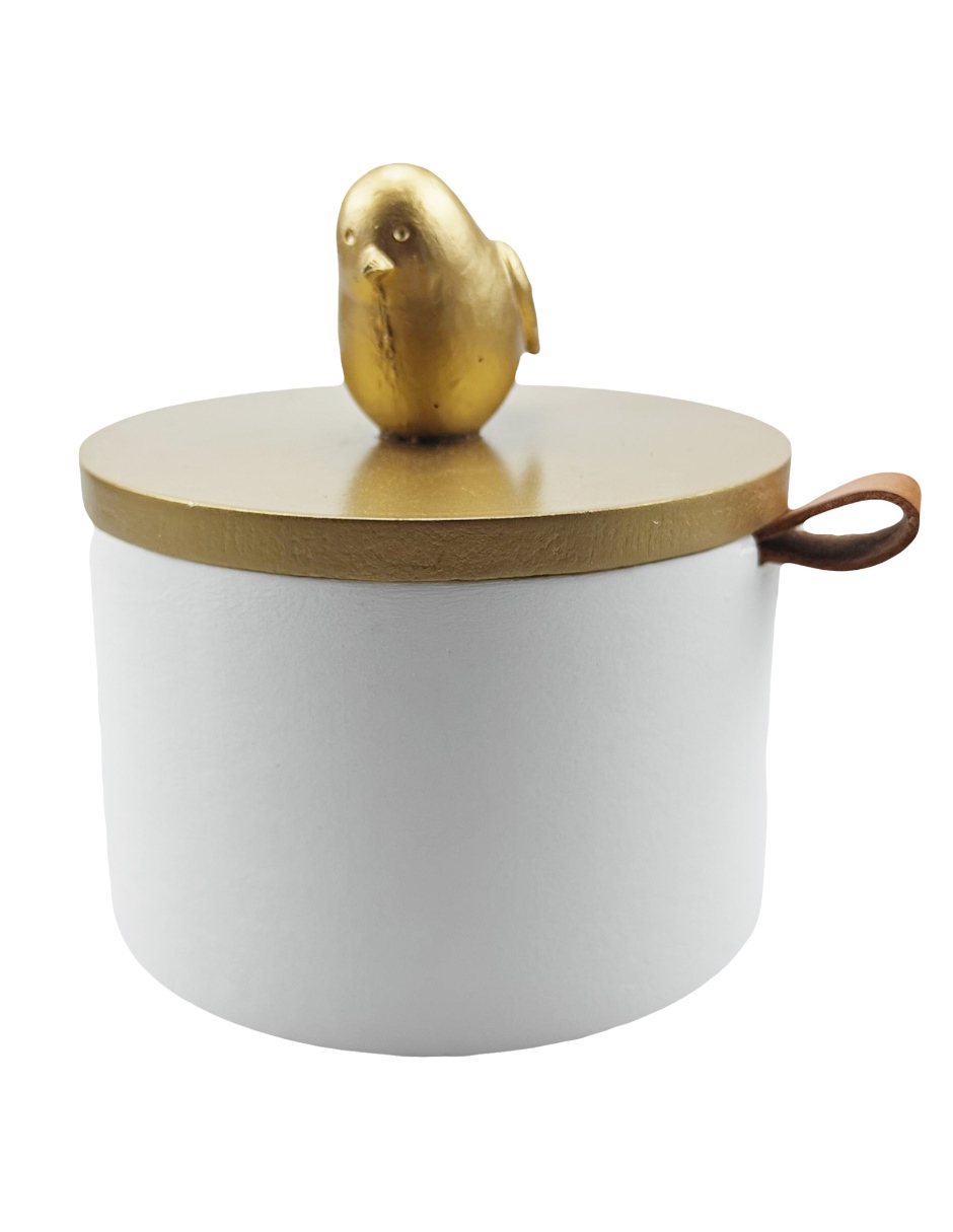 Foto 2 | Caja Redonda Farah Con Ave Dorado