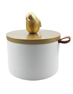 Foto 2 | Caja Redonda Farah Con Ave Dorado
