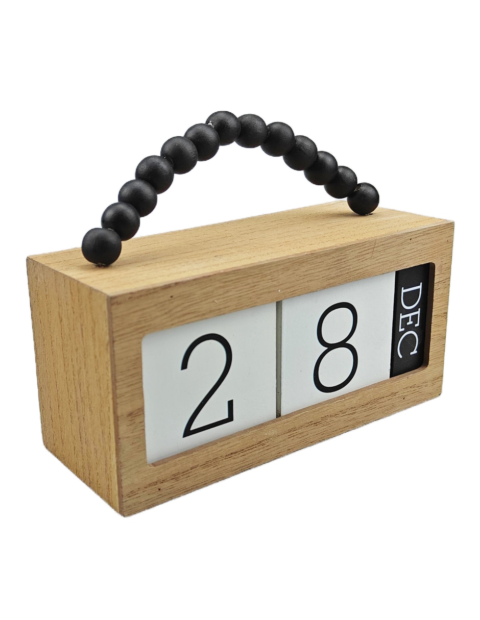 Calendario Jane De Madera Natural