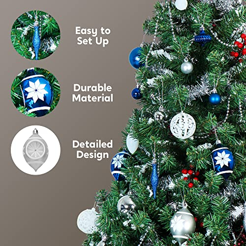 Foto 4 | Juego De Adornos Navideños Joiedomi, 70 Piezas, Con Adorno De Estrella, Azul - Venta Internacional.