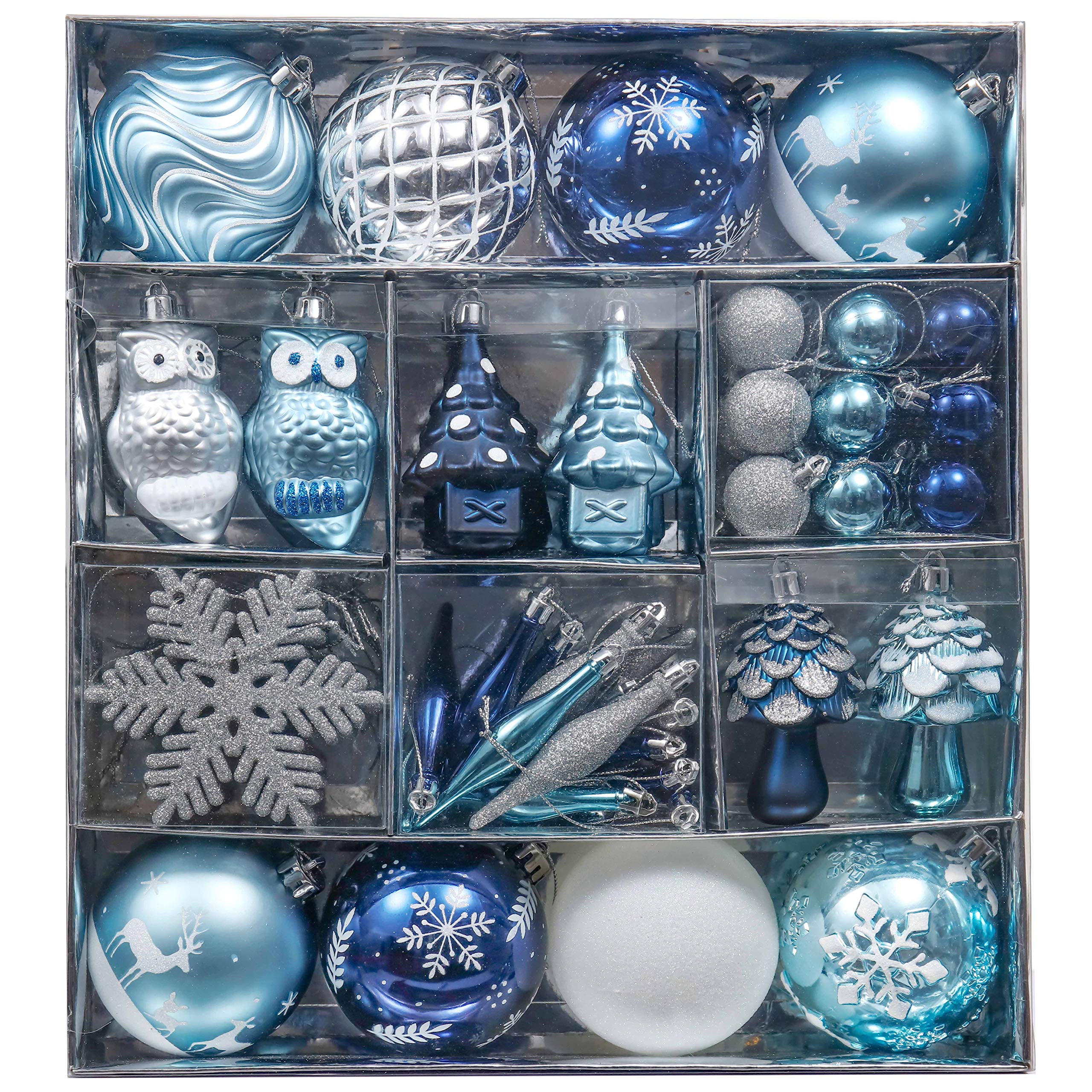 Set de Decoración para Árbol de Navidad Valery Madelyn Azul Marino - Venta Internacional